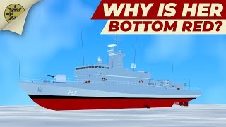 Why are ships painted red below the waterline [upl. by Donelson]