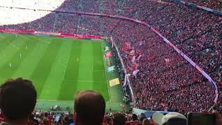 Bayern – SC Freiburg Thomas Müller goal announcer 14102017 [upl. by Akemehc]