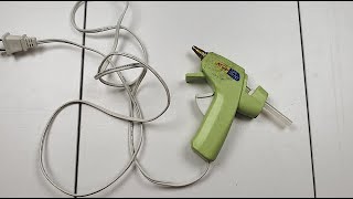 How to clean hot glue gun DIY  Stuck or clogged gun  Whats inside and how it works  Tutorial [upl. by Akcirret]