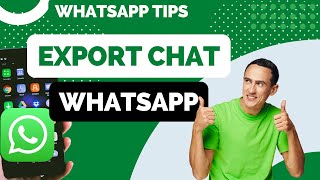 How to Export WhatsApp Chat History to PC [upl. by Dewayne]