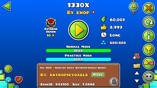 1330X  100 Extreme Demon  Geometry Dash [upl. by Lodovico665]