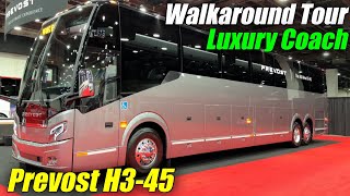 Technology amp Style  2023 Prevost H345 Luxury Coach [upl. by Anura]