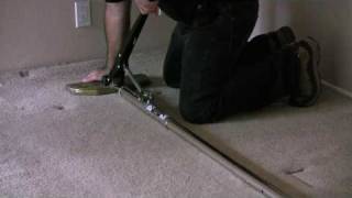 Stretch Carpet A CreativeCarpetRepairCom Tutorial [upl. by Asel]