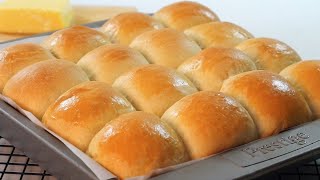 BUTTERSOFT BUNS So Easy To Make Bread [upl. by Bonnee]