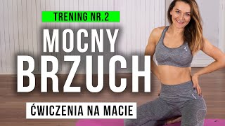 MOCNY BRZUCH 🔥 Trening nr2 Wyzwanie 30dniowe  Monika Kołakowska [upl. by Aubarta]