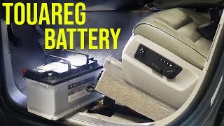 How to Replace a Battery on a VW Touareg Under the Seat [upl. by Nino]