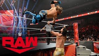 AJ Styles vs Seth “Freakin” Rollins  Money in the Bank Qualifying Match Raw June 13 2022 [upl. by Notyep520]