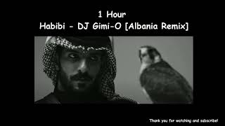 DJ GimiO x Habibi Albanian Remix  1 Hour  Tiktok 🎧 [upl. by Ahtabbat]