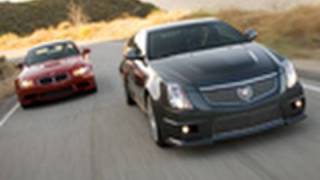 2011 Cadillac CTSV Coupe vs 2011 BMW M3  Comparison Test  Edmundscom [upl. by Branden260]