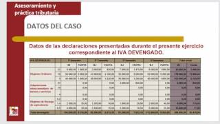 Lec003 Práctica II IVA modelo 390 régimen general umh1453sp 201617 [upl. by Hanway]