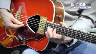 Musik Messe 2014 Gretsch Rancher G5034TFT [upl. by Ayinat]