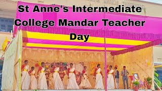 St Annes Intermediate College Mandar Teacher Day celebrate girls dance [upl. by Yecniuq841]