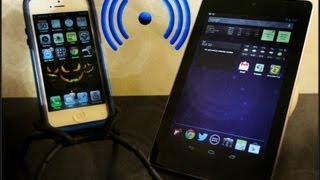 How To Use Personal HotSpot iPhone  Tether Your iPhone 5 [upl. by Matlick696]