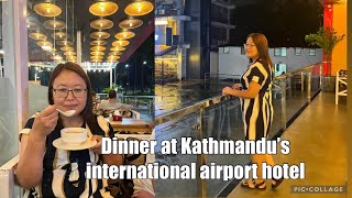 Kathmandu international airport familytime kathmanduairport dinnertime [upl. by Howey409]