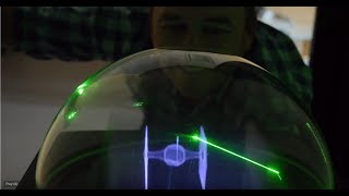 Voxon Photonics VX1 3D Volumetric Display in 4K [upl. by Ennagroeg]