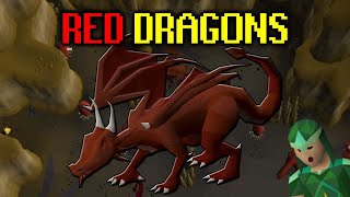 OSRS Red Dragons Location  Safespot [upl. by Lancaster]