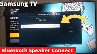 How To Connect Bluetooth Speaker To Samsung Smart TV  Updated Video 2021  All Steps Explained [upl. by Kenwee232]