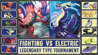 FIGHTING vs ELECTRIC  Legendary Pokémon Type Tournament Battle 1 [upl. by Niltiak]