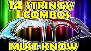 14 SCYTHE COMBOSSTRINGS YOU NEED TO KNOW  brawlhalla guide [upl. by Airtemad]