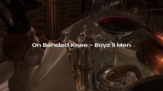 On Bended Knee  Boyz II Men female karaoke instrumental with lyrics by Roommate Project [upl. by Orips]