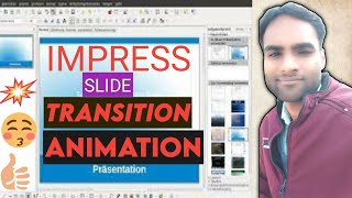 Libre office impress slide transition and animation tutorial ccc exam question [upl. by Susanna]