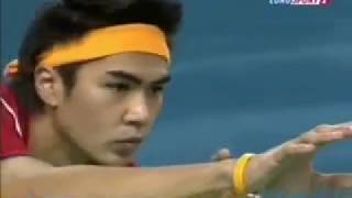 Sepaktakraw Doha Final match Thailand  Malaysia Takraw [upl. by Cherye343]