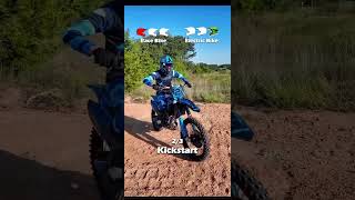 Electric dirt bike vs gas bike Who wins [upl. by Blood577]