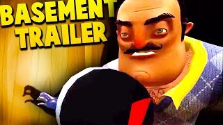 NEW OPEN WORLD BASEMENT amp CHASE ANIMATION  Hello Neighbor Release Gameplay Trailer Reaction [upl. by Conroy]