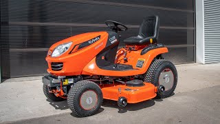 How to Start your Kubota GR2120 Diesel Lawn Tractor [upl. by Eikceb]