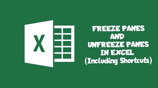 How to Freeze and Unfreeze panes in Excel including shortcuts freezepanes excel [upl. by Assed]