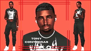 Tony Contreras  CC Folder and Sim Download  SIMS 4 [upl. by Tristam]