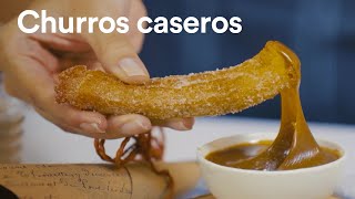 Receta Churros caseros  Coppel [upl. by Adi737]