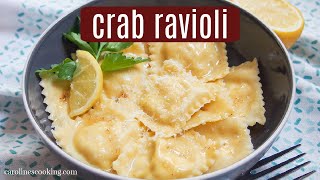 Crab ravioli [upl. by Eiramyelhsa]