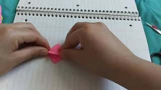 Como hacer mini barcos con papel de postit [upl. by Enirahtac]