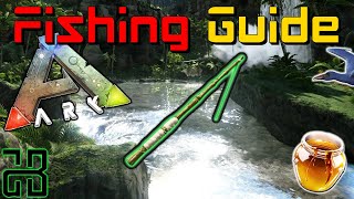 Fishing Guide  EVERYTHING YOU NEED TO KNOW ABOUT FISHING  ARK Survival Evolved [upl. by Cacia726]