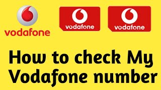 How to check My Vodafone number [upl. by Jarin]