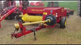 New Holland 575 Conventional Baler Tour from AgriLinc [upl. by Gnues936]