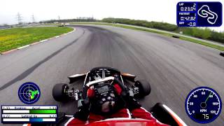 Bruck an der Leitha Kart Rotax DD2 Sodi 05042014 GoPro helmet cam telemetry [upl. by Burrton]