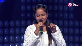 Shwetha Devanahally  Sun Saathiya  The Blind Auditions  The Voice India 2 [upl. by Strain]