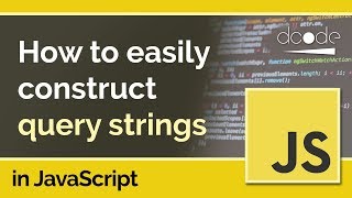 URLSearchParams in JavaScript  Constructing Query Strings [upl. by Tlok414]