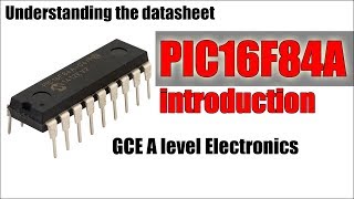 pic16f84a microcontroller introduction [upl. by Acireit630]