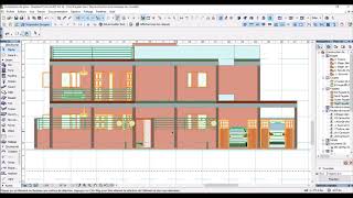 Comment réaliser des vues de façades avec Archicad [upl. by Fulcher]