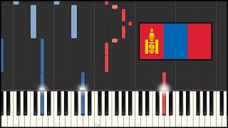 Mongolia National Anthem Piano Tutorial [upl. by Loring922]