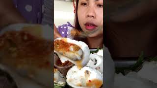 oyster recipe  mukbang raw oyster shorts [upl. by Theresina]