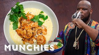 Meyhem Laurens Recipe for Shrimp and Grits [upl. by Esenaj]