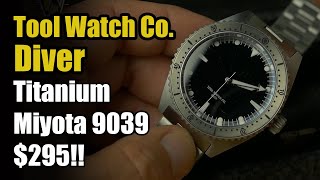 Tool Watch Co  DIVER  Unboxing and first impressions [upl. by Eatnoid52]