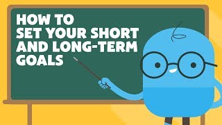 How to set your short and long term goals [upl. by Ekalb]