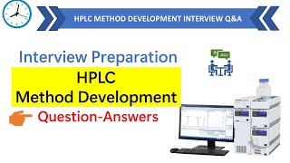 HPLC method development Interview question answer  HPLC interview question and answers [upl. by Ecitnerp968]