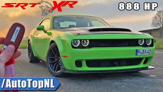 888HP DODGE HELLCAT XR WIDEBODY  REVIEW POV on AUTOBAHN NO SPEED LIMIT by AutoTopNL [upl. by Uttasta369]