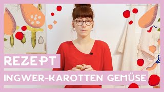 REZEPT fermentiertes IngwerKarottenGemüse 🥕 [upl. by Bambie]